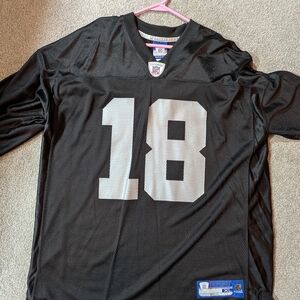 Reebok Black NFL Raiders Randy Moss